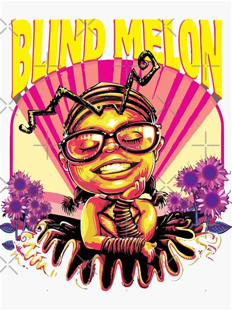 "Bee Girl No rain And Blind Melon" Sticker by Alfamarts | Redbubble