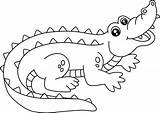Crocodile Coloring Page Vector Art Icons And Graphics For Free Download sketch template