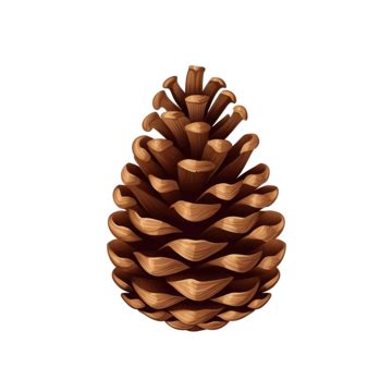 Pine Cone Isolated On White Ai Generative, Cone, Pine, Nature PNG Transparent Image and Clipart ...