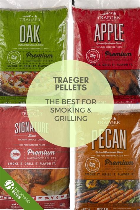 Your Guide to the Best Traeger Pellets for Smoking and Grilling - Backyard Boss | Traeger ...