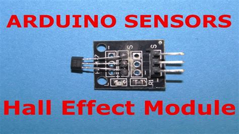 Arduino sensors: Hall effect sensor module - YouTube