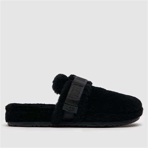 UGG Black Fluff It Slippers - ShoeFreak