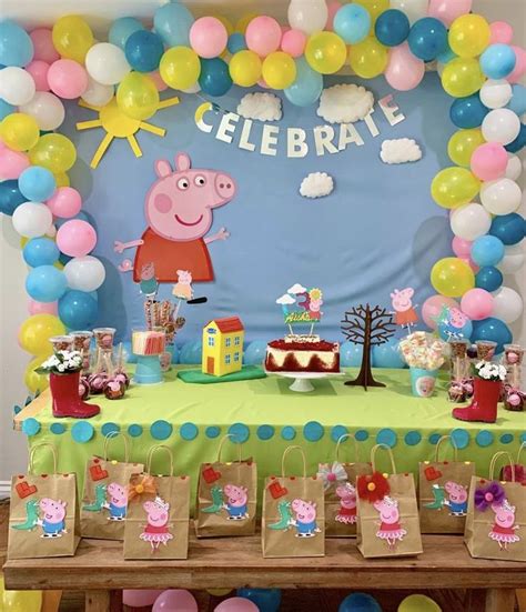 Peppa pig birthday ideas | Peppa pig birthday invitations, Pig birthday, Peppa pig birthday