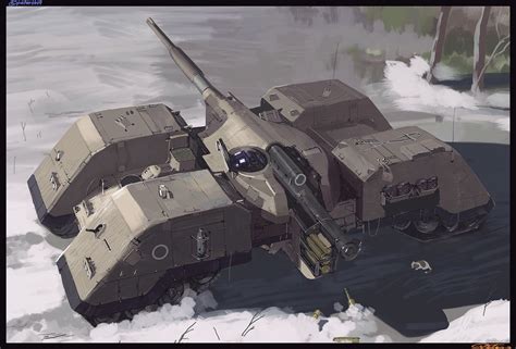 ArtStation - Ambush tank design, E wo kaku Peter | Sci fi tank, Tank design, Future tank