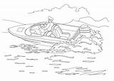 Motor Boat Coloring Pages sketch template