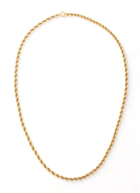 14k Yellow Gold Chain L 17" 10.6g Auction