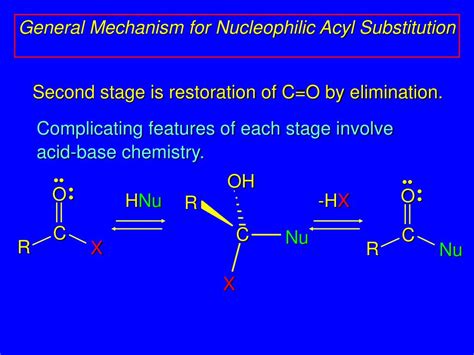 PPT - 20.3 General Mechanism for Nucleophilic Acyl Substitution PowerPoint Presentation - ID:5328244