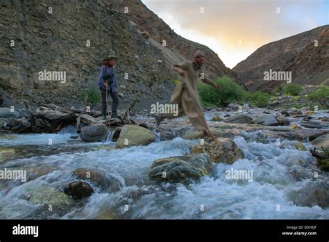 Crossing a river in the Wakhan Corridor, Badakhshan, Afghanistan Stock Photo - Alamy