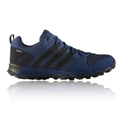 Adidas Kanadia 7 Mens Blue Gore Tex Waterproof Running Sports Shoes ...