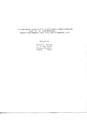 Nueces County Notary Records of H. C. Morrow September 1963 to October 1974 : David C. Morrow ...