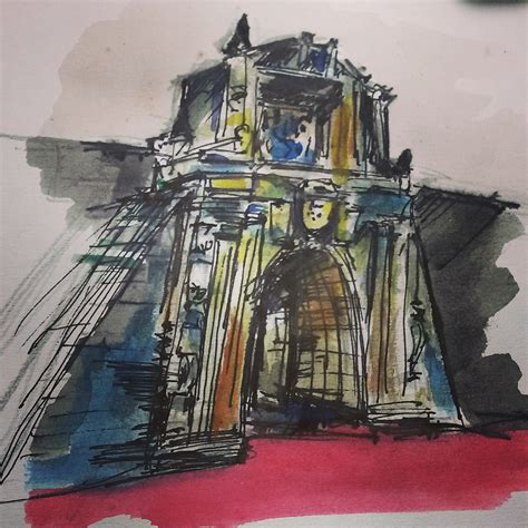 I passed by Intramuros and sketched Fort Santiago. : r/Philippines