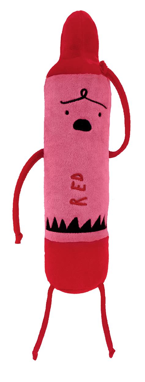 Buy MerryMakers The Day the Crayons Quit Red Soft Plush Crayon Toy, 12 ...