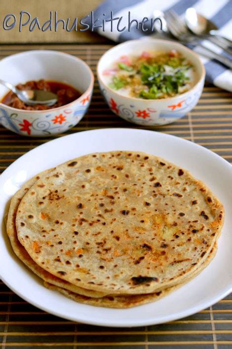 Vegetable Paratha Recipe-Mixed Veg Paratha-Vegetable Stuffed Paratha | Padhuskitchen