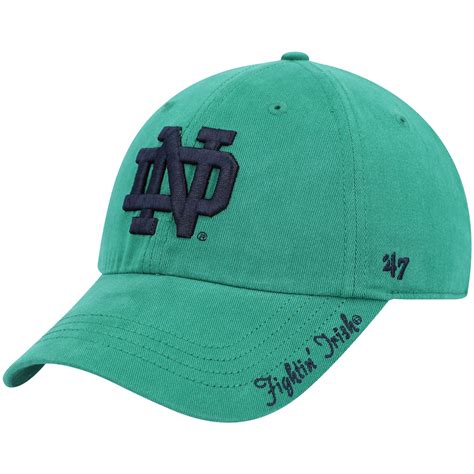 Women's '47 Green Notre Dame Fighting Irish Miata Clean Up Logo Adjustable Hat