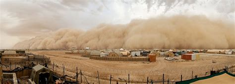 Sand Storm in Afghanistan | A sand storm enveloping Camp Bas… | Flickr