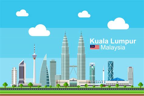 Klcc Illustration stock vectors - iStock