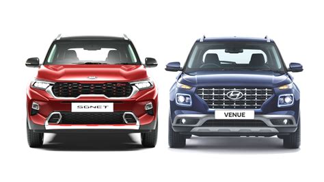 Hyundai Venue Vs Kia Sonet – Spec Sheet And Features Comparison