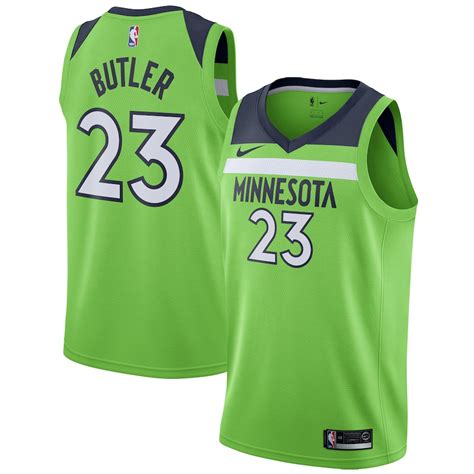 Nike Jimmy Butler Minnesota Timberwolves Green Swingman Jersey ...