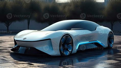 Hydrogen car concept. illustration 23857206 Stock Photo at Vecteezy