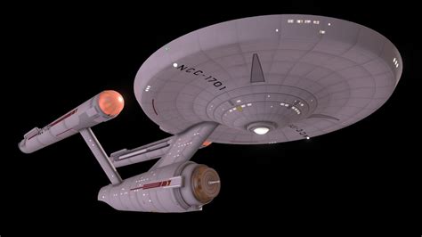 Classic U.S.S. Enterprise from Star Trek TOS - 3D model by Major Stress ...