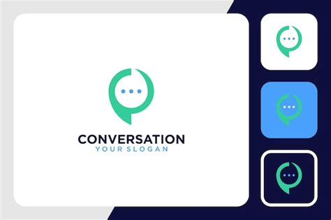 Premium Vector | Conversation logo design inspiration