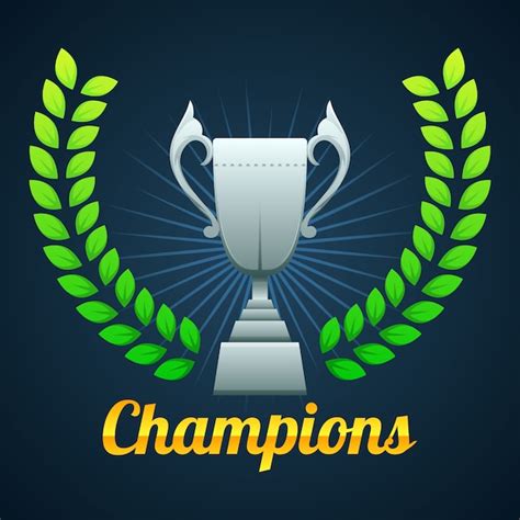 Premium Vector | Champions league logo