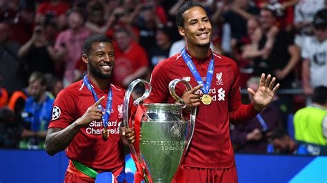 Liverpool win Champions League:Virgil van Dijk & Georginio Wijnaldum ...