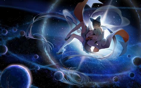 Anime Galaxy Girl Wallpapers - Top Free Anime Galaxy Girl Backgrounds - WallpaperAccess