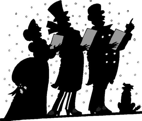 Carolers | Silhouette christmas, Christmas scenes, Christmas tunes