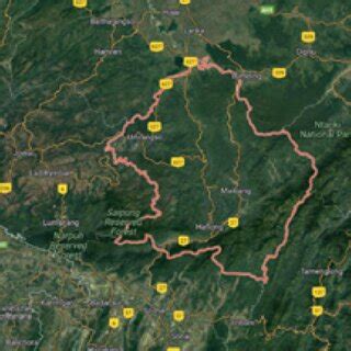 Map showing the Dima Hasao District | Download Scientific Diagram