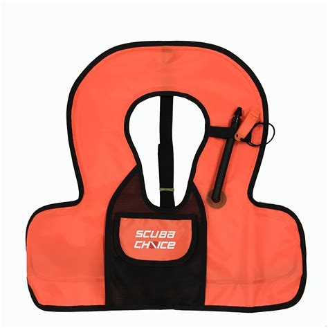 Scuba Choice Youth Kids Orange Snorkel Vest With Front Pocket & Whistle - Walmart.com