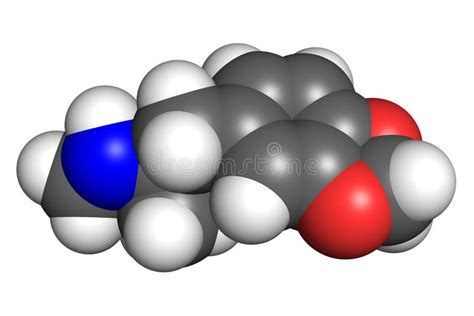 Mdma Molecule, Molecular Structure, Ecstasy, Ball and Stick 3d Model, Structural Chemical ...