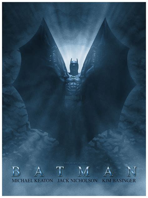 Batman (1989) poster by Casey Callender : r/batman