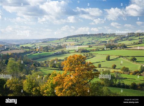 Countryside near Bath in Autumn Somerset England Stock Photo - Alamy