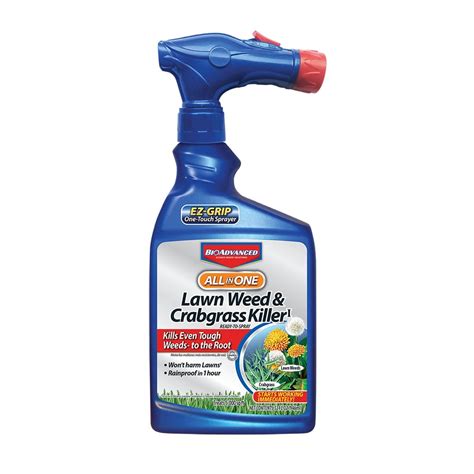 BioAdvanced All-in-One Lawn Weed & Crabgrass Killer, Ready-to-Spray, 32 ...