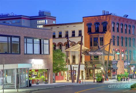 Ithaca Downtown Commons Photograph by Denis Tangney Jr - Fine Art America