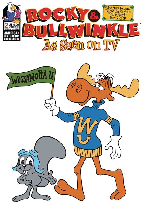 AUG191534 - ROCKY & BULLWINKLE SEEN ON TV #2 LTD ED RETRO ANIMATION CVR ...