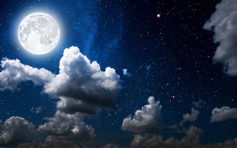 Moon Clouds Dark Sky by hafizroy on DeviantArt