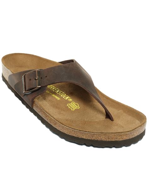 Lyst - Birkenstock Como Side Buckle Thong Sandals in Natural for Men