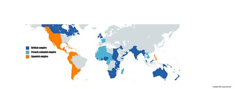 The British empire,French colonial empire and Spanish empire all in one world map : r/MapPorn