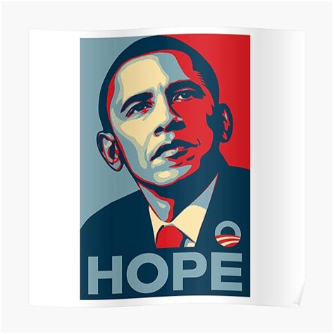 "Obama Hope " Poster for Sale by EarthlingDesign | Redbubble