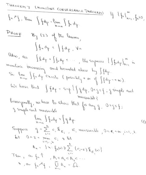 calculus - Monotone convergence theorem (measure theory) proof ...