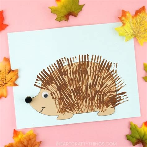 Cute Hedgehog Template - 3 Ways To Make Hedgehogs For Fall! - I Heart ...