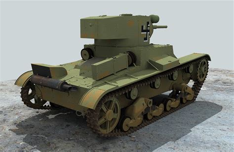 SketchUP Power 草圖力量: T26 Light Infantry Tank (1934) Finland