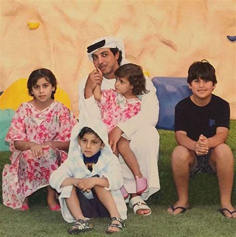 Mansour bin Zayed bin Sultan Al Nahyan con sus hijos: Fatma, Hamdan, Lateefa y Mohammed, 04/06 ...