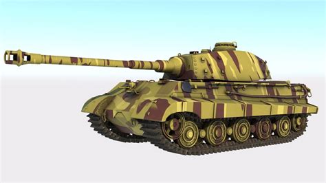 3D model King Tiger Tank VRay PBR | CGTrader