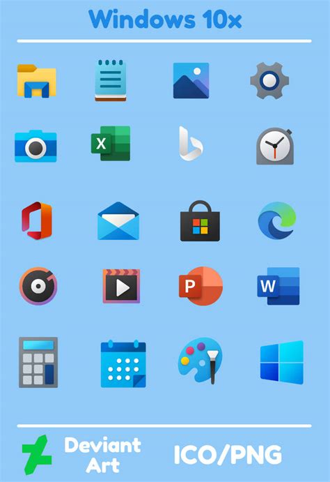 Windows 10x All Icons by malikmohammadali1979 on DeviantArt