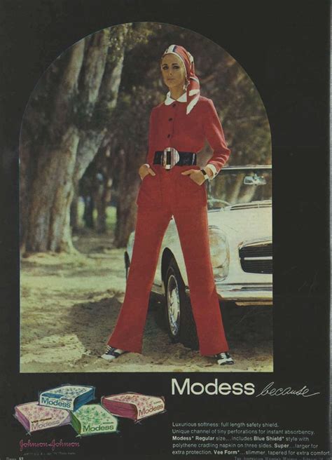 Modess sanitary Pads Magazine Advertisement Ad February 1970 Vintage ...