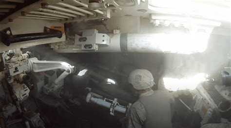 Watch a crew conduct a live fire mission from inside a Paladin ...