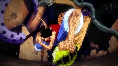 One Piece ST - Crocodile vs. Luffy [ final battle ] - YouTube